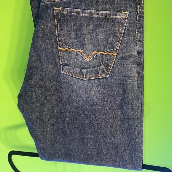 Perfect Shape GUESS mens jeans 31x31 bootcut blue denim designer jeans - Picture 4 of 9